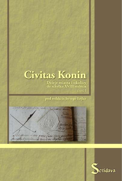 Okładka książki Civitas Konin. Proj. MBP w Koninie.