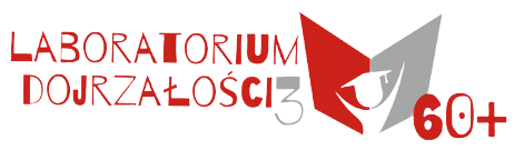 Logo projektu "LABORATORIUM DOJRZAŁOŚCI 3". Projekt: MBP w Koninie (eg).